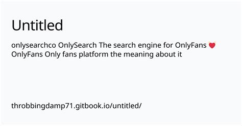 onlyfanleaks|OnlySearch — The search engine for OnlyFans